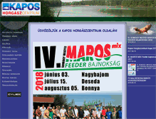 Tablet Screenshot of kaposhorgaszcentrum.hu